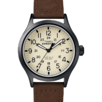 Timex Expedition Scout – Reloj Militar de Cuero Marrón